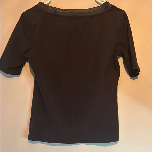Black Fitted Short Sleeve T-Shirt - Picture 3 of 5